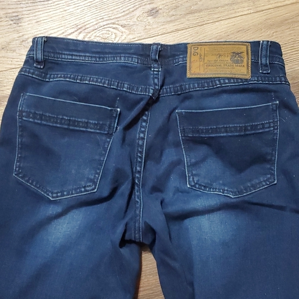 Dolce gabbana straight leg denim dark blue wash jeans - Picture 9 of 9